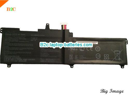 ASUS ROG Strix Scar GL703 Battery 5000mAh, 76Wh  15.2V Black Li-ion