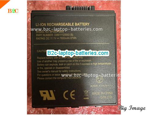 GETAC A790 Battery 7800mAh, 87Wh  11.1V Black Li-ion