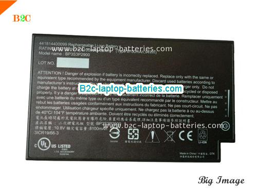 GETAC 44184400099 Battery 8100mAh, 88Wh  10.8V Black Li-ion