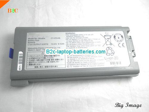 PANASONIC CF-VZSU46U Battery 8550mAh, 87Wh , 8.55Ah 10.65V Grey Li-ion