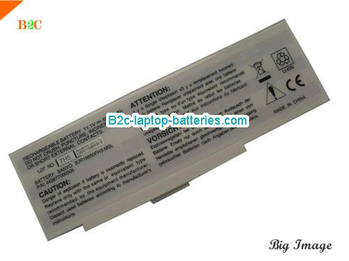 MEDION BP-8089P Battery 6600mAh 11.1V White Li-ion
