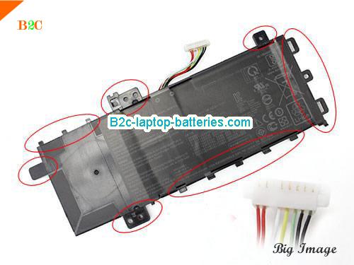 ASUS VivoBook 15 X512UA Battery 4212mAh, 32Wh  7.7V Black Li-Polymer