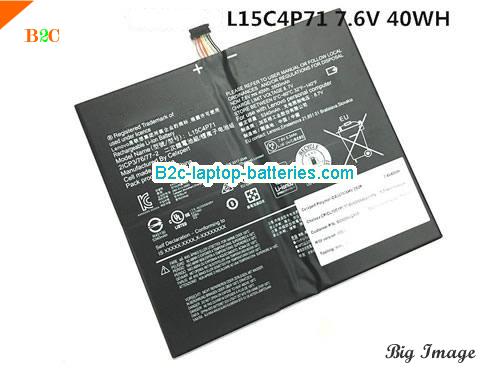 LENOVO IdeaPad Miix 710-12IKB Battery 40Wh 7.6V Black Li-Polymer