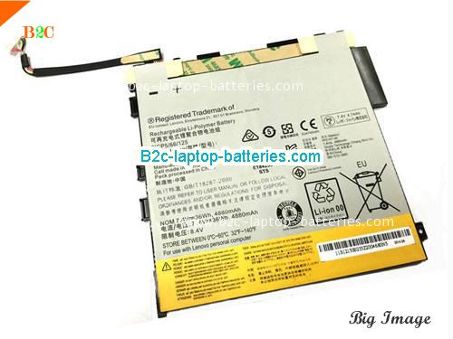 LENOVO L13S2P21 Battery 4880mAh, 36Wh  7.4V Black Li-ion