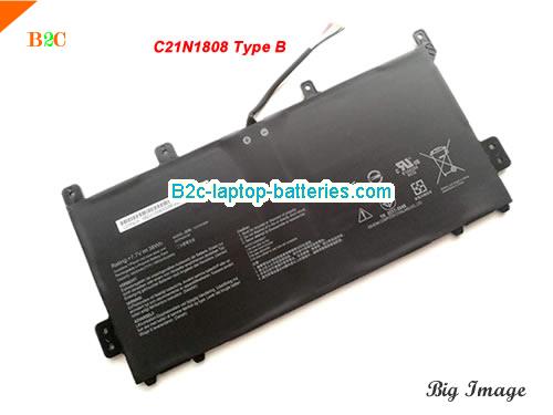 ASUS C21N1808 Battery 4940mAh, 39Wh  7.7V Black Li-Polymer