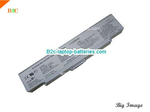 SONY VGN-AR90PS Battery 5200mAh 11.1V Grey Li-ion