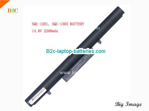 HASEE Q480s Battery 2200mAh 14.8V Black Li-ion