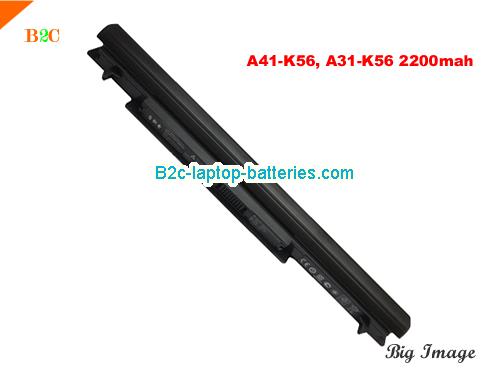 ASUS A56CMXX074H Battery 2200mAh 14.4V Black Li-ion