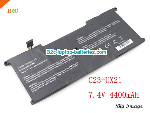 ASUS Zenbook UX21 Battery 4800mAh, 35Wh  7.4V Black Li-Polymer