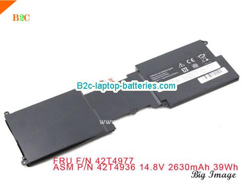 LENOVO ThinkPad X1 1286 CTO Battery 2630mAh, 39Wh  14.8V Black Li-ion