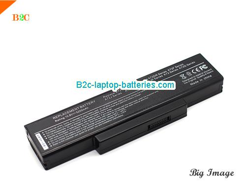 ASUS K72F-TY130V Battery 5200mAh 10.8V Black Li-ion