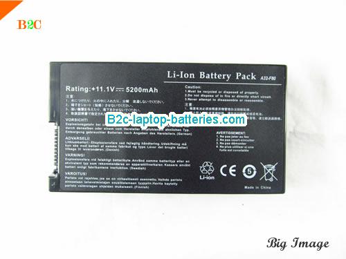 ASUS F83 Series Battery 5200mAh 11.1V Black Li-ion