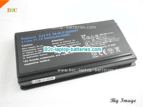 ASUS F5V Battery 5200mAh 11.1V Black Li-ion