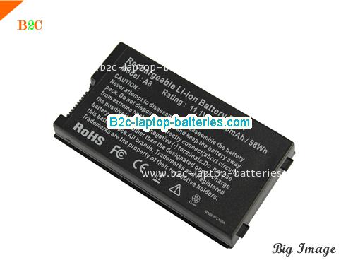 ASUS A8Jn Battery 5200mAh, 58Wh  11.1V Black Li-ion