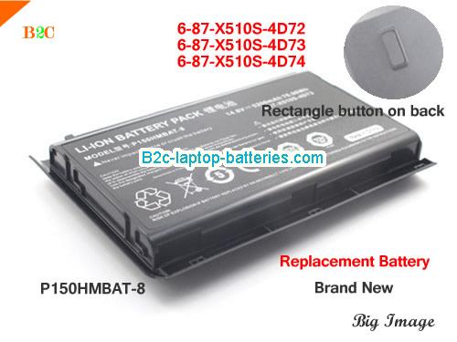 SAGER P150HMBAT-8 Battery 5200mAh 14.8V Black Li-ion