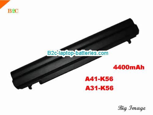 ASUS A56C Series Battery 4400mAh 14.4V Black Li-ion