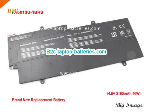 TOSHIBA Portege Z830-K16S Battery 3100mAh, 47Wh  14.8V Black Li-Polymer