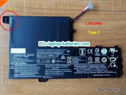 LENOVO IdeaPad 520s-14IKB-80X2006DGE Battery 4645mAh, 52.5Wh  11.4V Black Li-Polymer