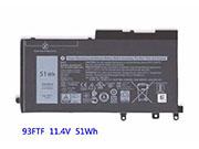  Genuine DELL Latitude 5480 Laptop Battery 4254mAh, 51Wh , 11.4V, Black , Li-ion