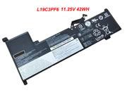 Original LENOVO L19C3PF6 battery 11.25V 3735mAh, 42Wh  Black