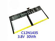 New Asus T100H T100HA Tablet Battery C12N1435 3.8V 30Wh