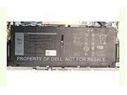 For 722KK -- Genuine / Original  laptop battery for Dell XPS 13 9380 2XXFW  Black, 6500mAh, 52Wh  7.6V