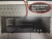 Genuine NUVISION NA125S Laptop Battery 4200mAh, 31.92Wh , 7.6V, Black , Li-Polymer