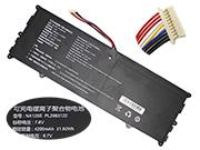 Genuine NUVISION NA125S Laptop Battery 4200mAh, 31.92Wh , 7.6V, Black , Li-Polymer