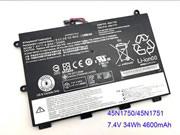 Genuine 45N1750 Battery 45N1751 45N1749 for Lenovo Yoga 11E 7.4v 34Wh