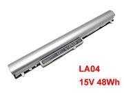 Original HP LA04DF battery 15V 2620mAh, 41Wh  Silver
