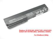 Replacement HP 632421-001 battery 11.1V 5200mAh Black