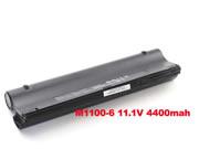 Original CLEVO 6-87-M110S-4D41 battery 11.1V 4400mAh, 48.84Wh  Black