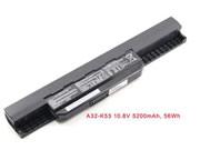 Original ASUS A41K53 battery 10.8V 5200mAh Black