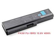 Original TOSHIBA PABAS117 battery 10.8V 4400mAh Black