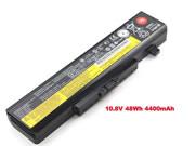 Original LENOVO L11S6F01 battery 10.8V 4400mAh, 48Wh  Black