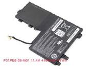 Original TOSHIBA P31PE6-06-N01 battery 11.4V 4160mAh, 50.73Wh  Black