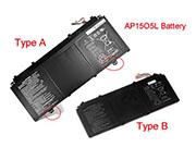 Genuine ACER Chromebook Spin 15 CP315-1H-P1K8 Laptop Battery 4670mAh, 53.9Wh , 11.55V, Black , Li-ion
