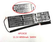 Battery for ACER AP13C3i 11.1v 4850mAh 54Wh Rechargeable Li-polymer Battery Pack