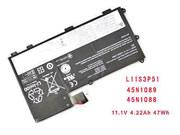 Genuine LENOVO 45N1089 45N1088 L11S3P51 Battery for THINKPAD T430U 4.22Ah 47wh