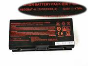 Original CLEVO PB50BAT-6 battery 10.8V 4200mAh, 47Wh  Black