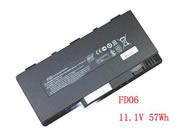 Original HP 538692-541 battery 11.1V 57Wh Black