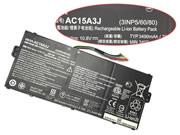 Original ACER KT.00303.017 battery 11.55V 3315mAh, 38Wh  Black