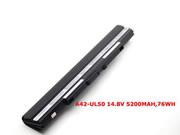 Original ASUS A42-UL30 battery 14.8V 5200mAh Black