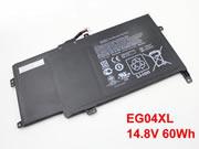 Genuine EG04XL 681951-001 Battery for HP ENVY 6 6-1000 6-1000sg 6-1003TU 6-1007TX 6-1090SE Series Battery 14.8V 60Wh