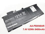 Original SAMSUNG AA-PBXN8AR battery 7.4V 8400mAh, 62Wh  Black