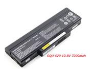 Original CLEVO 6-87-M66NS-4C3 battery 10.8V 7200mAh Black