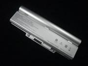 Original AVERATEC #8735 SCUD battery 11.1V 7200mAh, 7.2Ah Silver