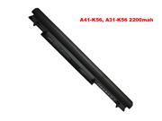 Replacement ASUS A42K56 battery 14.4V 2200mAh Black