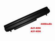 Replacement ASUS A31K56 battery 14.4V 4400mAh Black