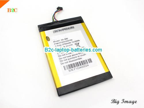  image 1 for ASUS EA-800/EA-800L Battery F103400024 for EA-800 Eee Note, Li-ion Rechargeable Battery Packs